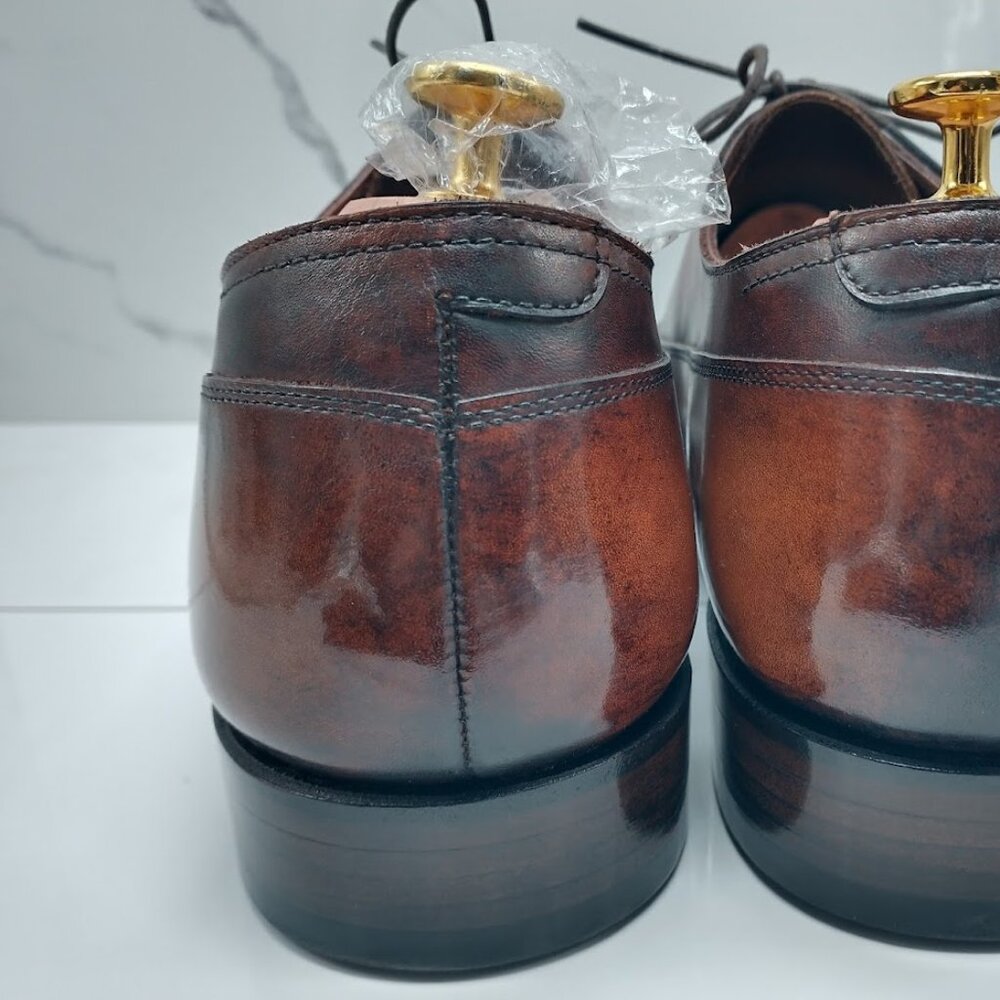 CNES Mottle Calf Balmoral Oxford | US 12 | Bolognese Goodyear | Toe Plates - Picture 3 of 12
